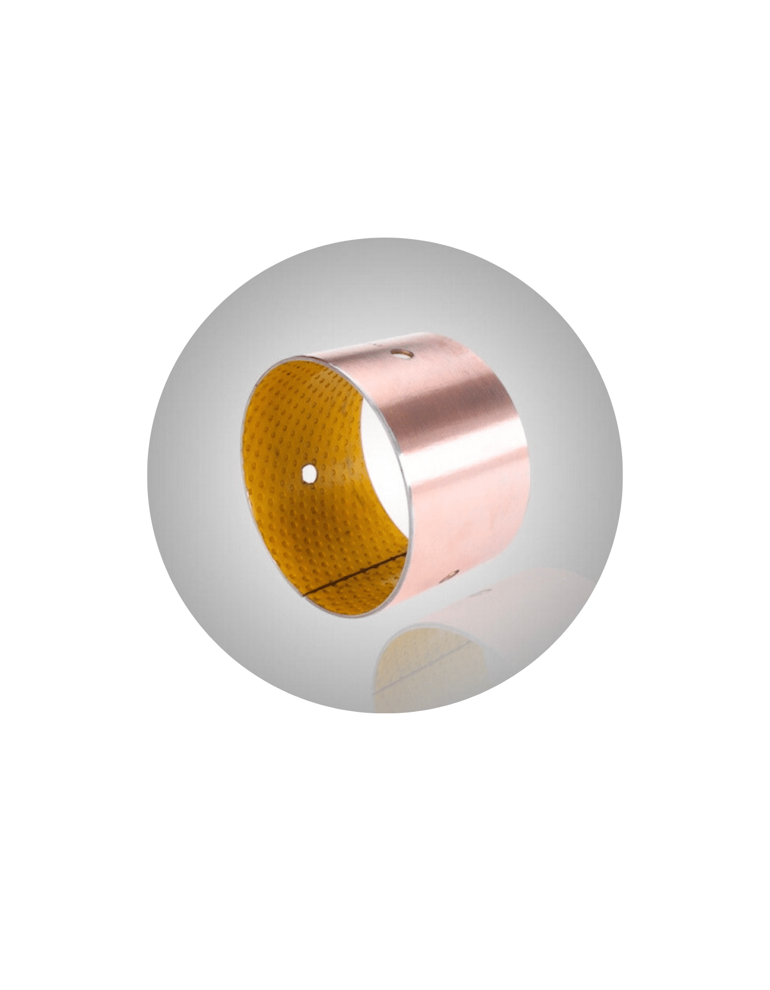 Bushings bearings are prefinished and require no machining after assembly designed for use with grease lubrication and the bearing surface is normally provided with a uniform pattern of indents These serve as a reservoir for the grease and are designed to provide the optimum distribution of the lubricant over the bearing surface