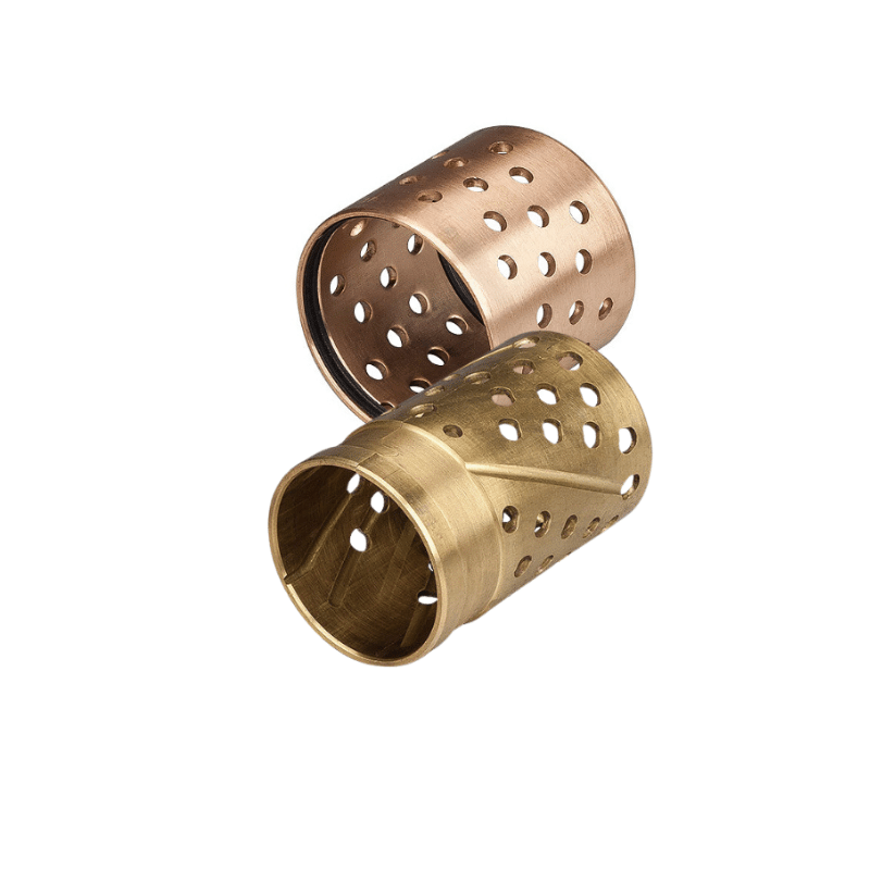 CUSN8P BRONZE SLIDING BEARING BUSHING WRAPPED "Need customized bushings? Our phosphor bronze bushings with lubrication holes can be tailored to your specifications. With the added benefits of diamond bronze durability, these bushings are ideal for various industrial applications. Contact us today to discuss your needs!"