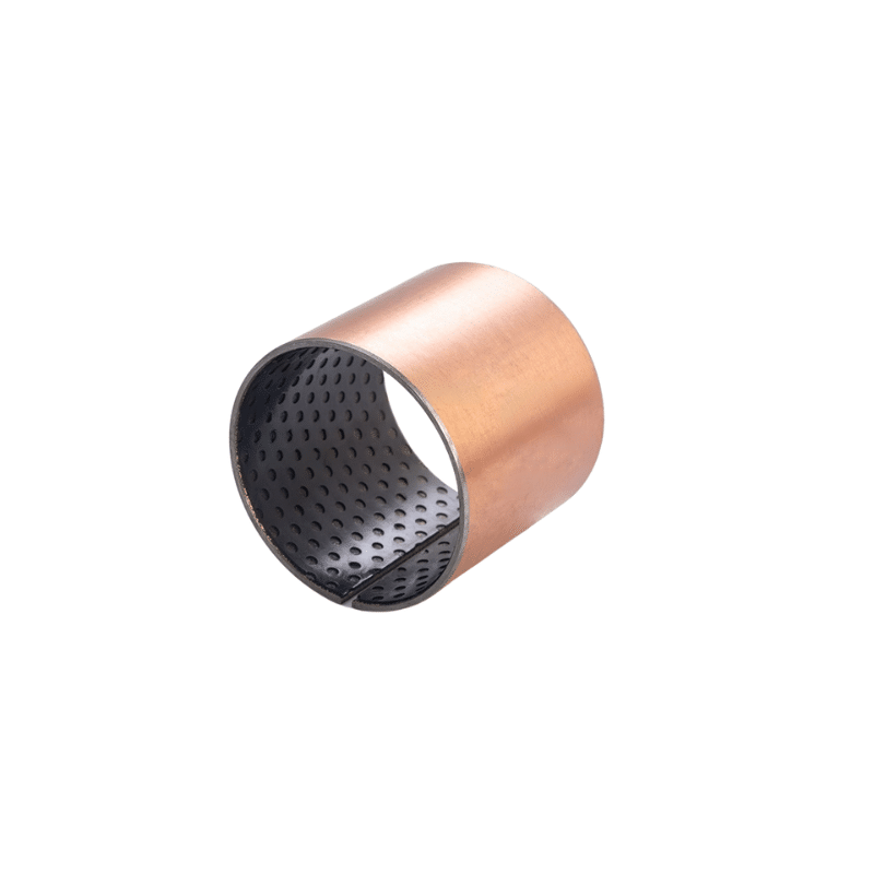 pom bushing Metal-Polymer Composite Bushing Material Steel Back + Porous Bronze Sinter + POM with Lubrication Indents