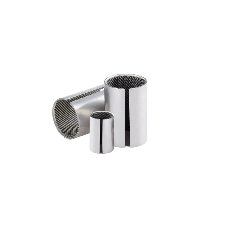 Self-Lubricating Stainless Steel Bearings with PTFE Woven Fabric 16 SS304 316 Stainless Steel Fiber Oil-Free Bearing with Surface Treatment